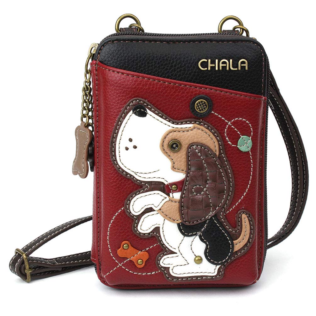 CHALA Women's Crossbody Phone Wallet - Faux Leather Adjustable Strap Handbag for iPhone & Android | Fashionable Multi-Color Purse for Shopping, Travel & Daily Use