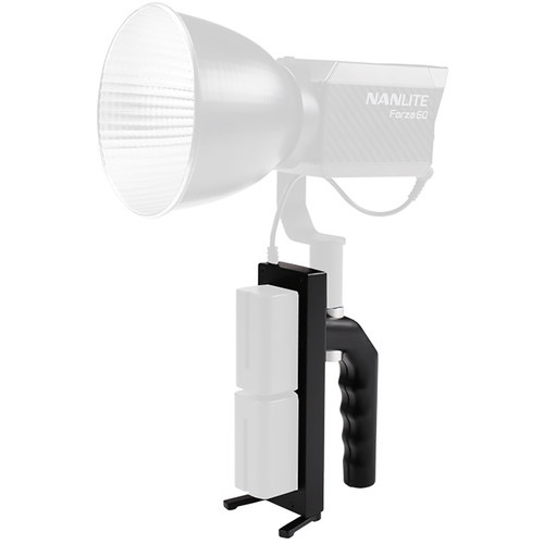 Nanlite Forza 60 Battery Grip - Professional LED Light Power Solution for Photography & Videography - Perfect for Studio, On-Location, and YouTube Content Creation