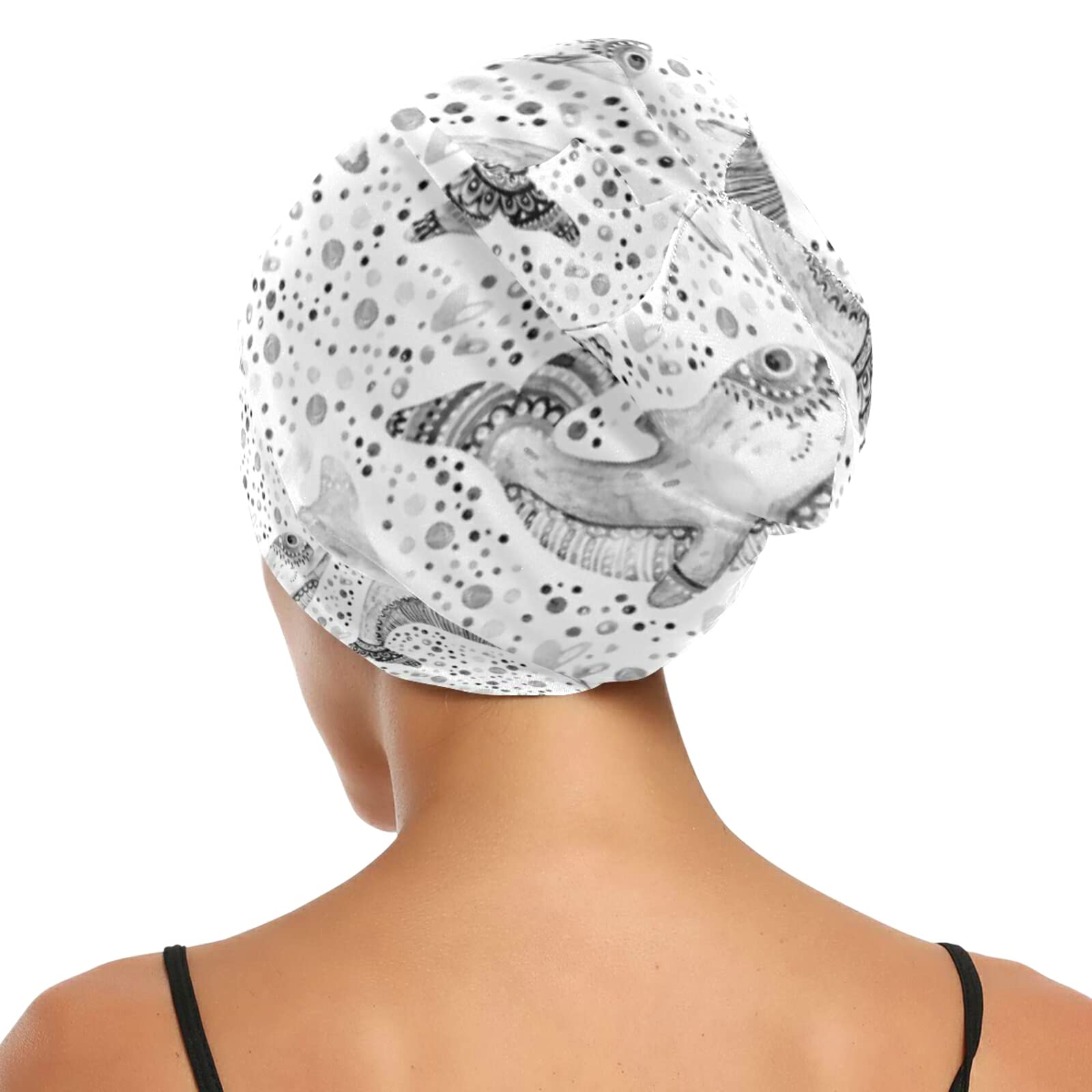 Slouchy Beanie Sleep Cap - Lightweight & Cozy Night Cap for Women & Men - Soft Head Cover for Sleeping, Travel & Cold Weather