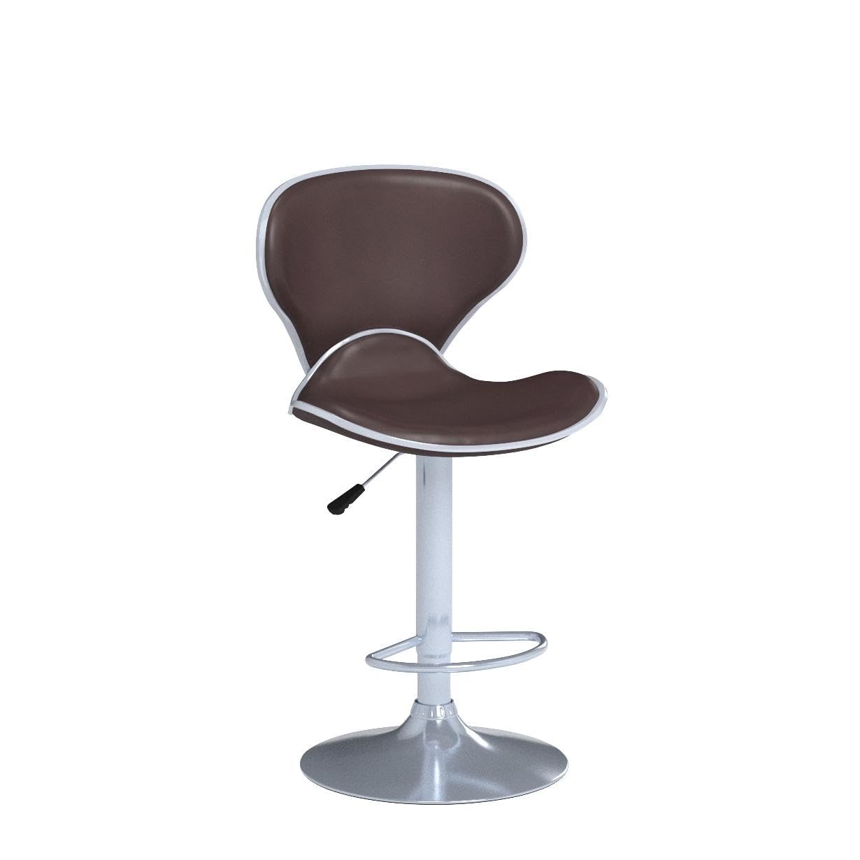 Best Adjustable Bar Stools Set of 2 - PU Leather Swivel Counter Height Bar Stools with Back Support - Perfect for Kitchen Island, Home Bar, Dining Room & Breakfast Nook