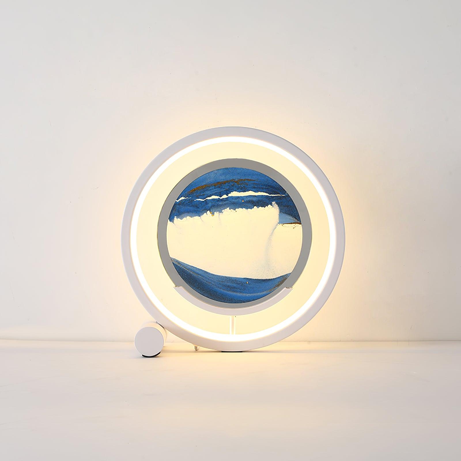 Relaxing Sand Table Lamp - Zen Meditation & Stress Relief Light for Home, Office, Bedroom - Perfect for Yoga, Therapy, and Night Light Use