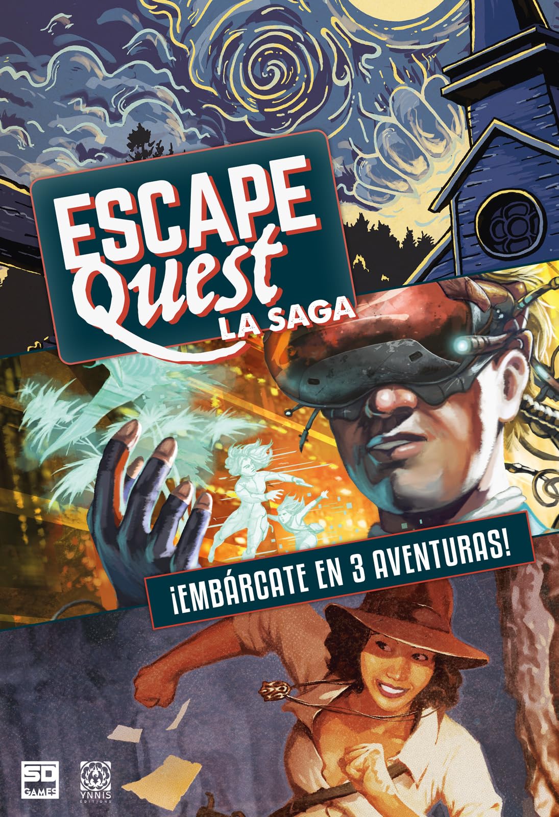 SD GAMES - Escape Quest Pack: The Saga Adventure Game | Puzzle Solving & Family Fun Game Night