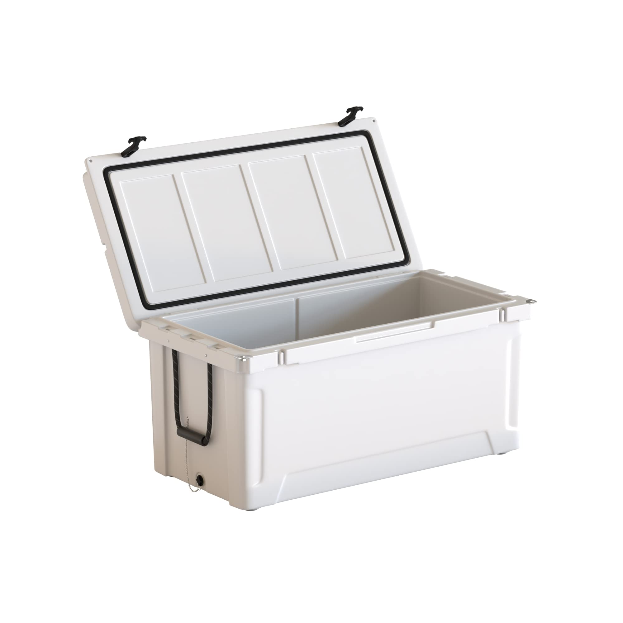 100 Qt. Heavy-Duty Rotomolded Cooler - Extreme Outdoor Ice Chest for Camping, Fishing, Hunting & Tailgating - Keeps Ice for 7+ Days