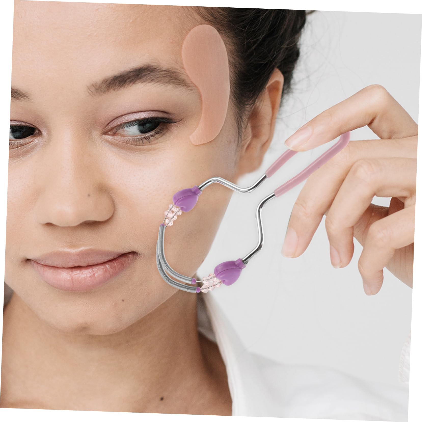 Women's Facial Hair Remover - Manual Spring Epilator for Eyebrows, Upper Lip & Chin - Painless Hair Removal Tool for Smooth Skin - Perfect for Home Use & Travel Beauty Routine