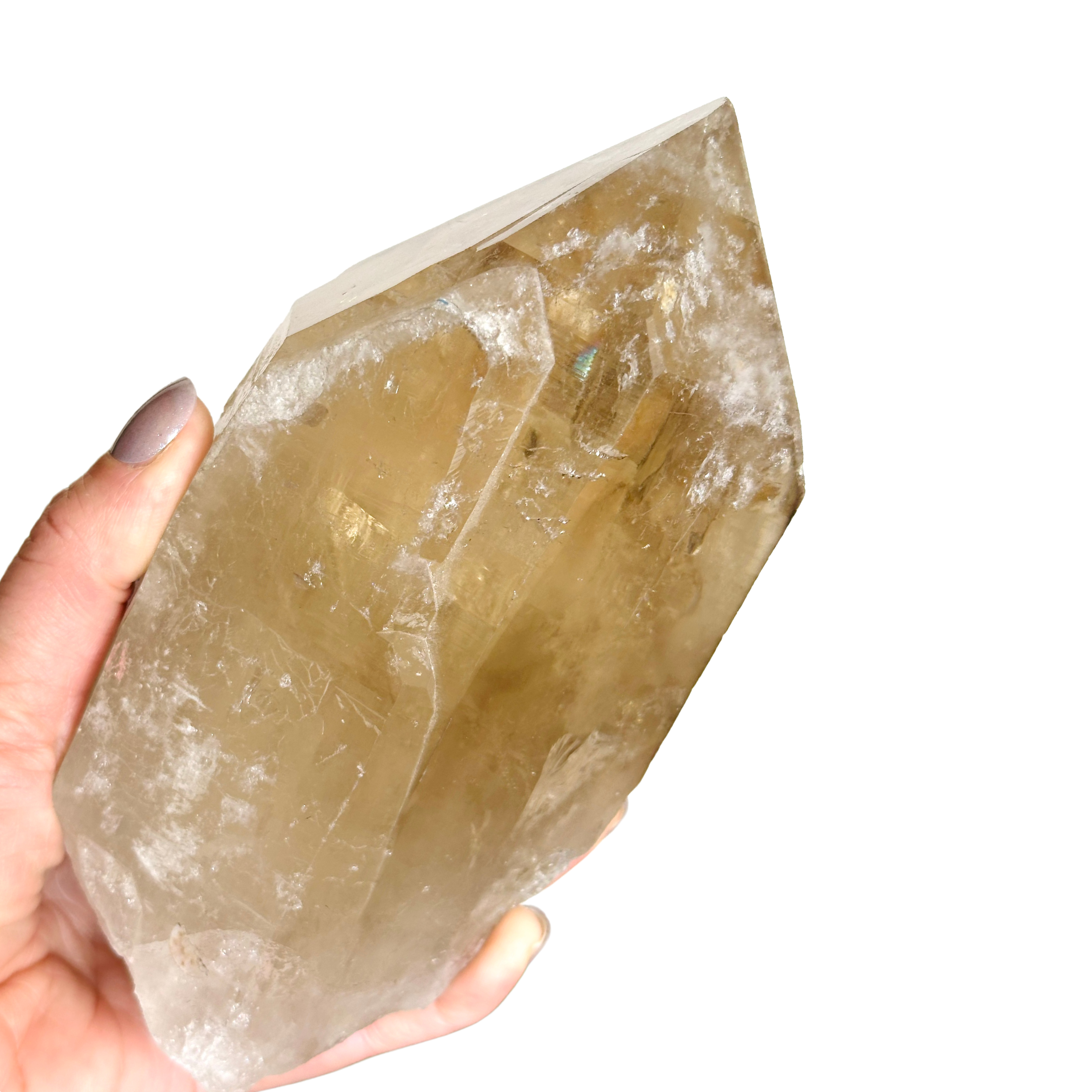 Natural Brazilian Citrine Crystal CTP 01 - Healing Stone for Meditation, Energy Cleansing & Home Decor