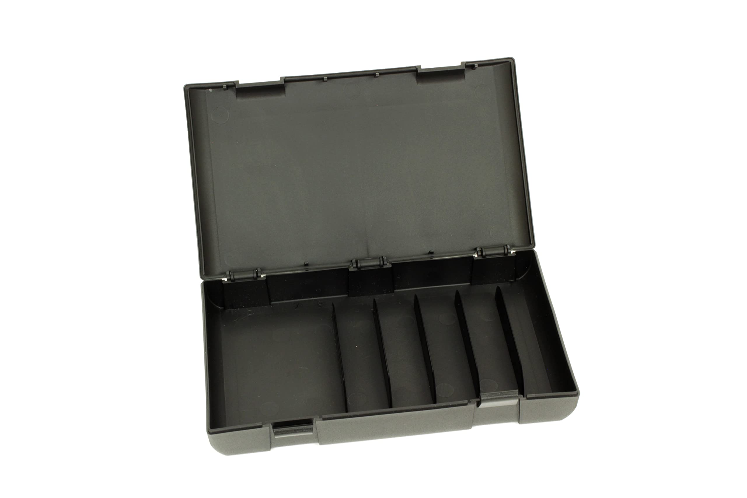 Durable Black Accessory Tool Carrying Case with Secure Snap Closure - Perfect for Organizing and Protecting Small Tools, Electronics, and DIY Supplies at Home, Work, or On-the-Go