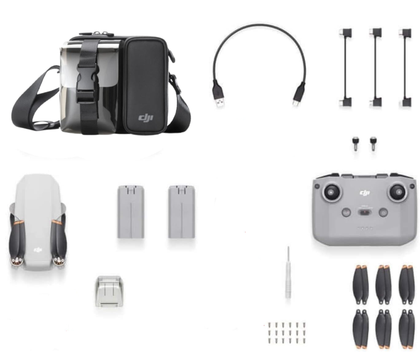 DJI Mini 2 SE Drone with 2 Batteries & Carrying Case - Lightweight Foldable Quadcopter for Travel, Aerial Photography & Outdoor Adventures