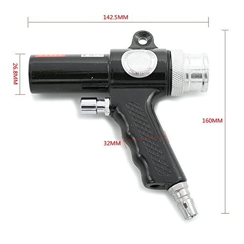 2 in 1 Air Vacuum Blow Gun - Dual Function Pneumatic Tool Kit for Dust & Wood Chips Cleaning | Industrial & Workshop Use | Perfect for Cars, Electronics & Machinery Maintenance