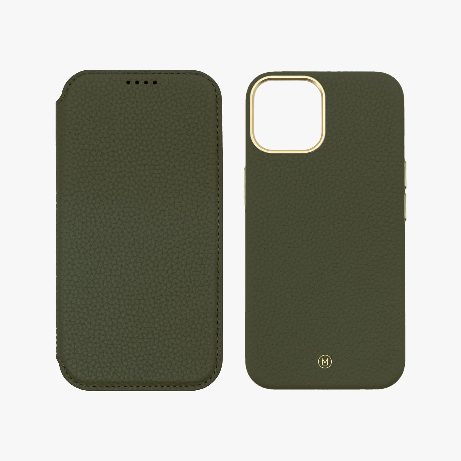 Premium Genuine Leather iPhone 15 Plus Case with MagSafe - Slim Flip Cover Wallet Design for Protection & Style | Perfect for Work, Travel & Everyday Use