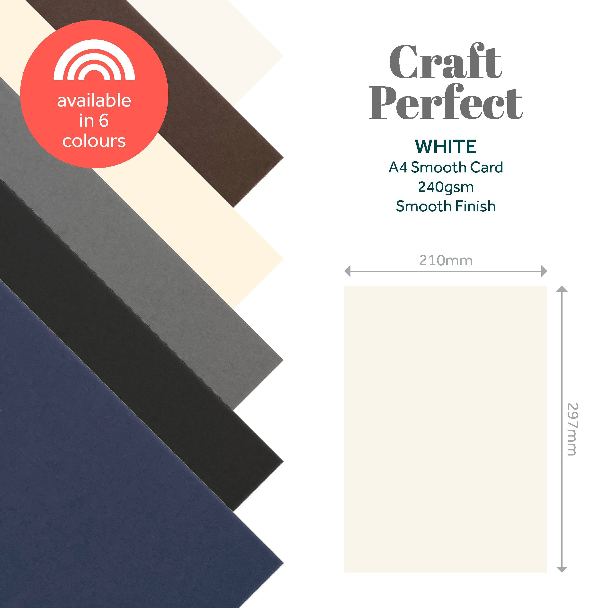 2-Pack Smooth Bright White A4 Cardstock (9895e2) - Perfect for Scrapbooking, Invitations & Craft Projects