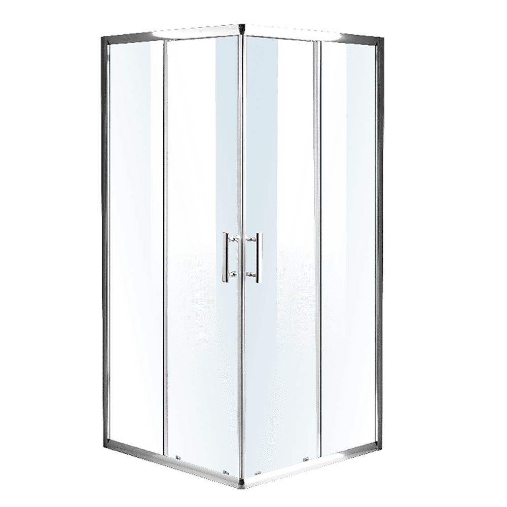 Della Francesca 1200 x 1200mm Sliding Door Shower Screen - Tempered Nano Safety Glass for Bathroom, Frameless Design for Modern Homes, Easy Installation & Maintenance (Perfect for Small Bathrooms & Spa-Style Showers)