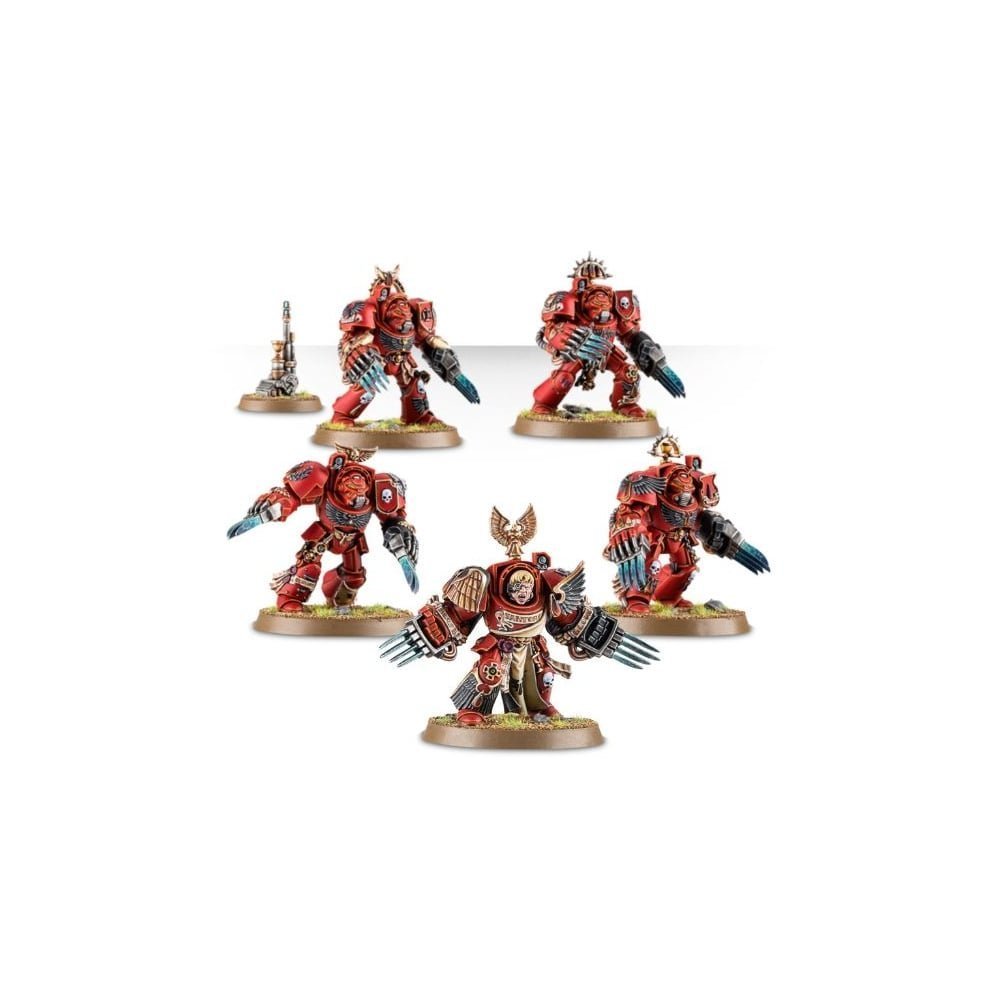 Games Workshop Blood Angels Terminator Assault Squad - Warhammer 40K Miniatures for Tabletop Battles & Collectors