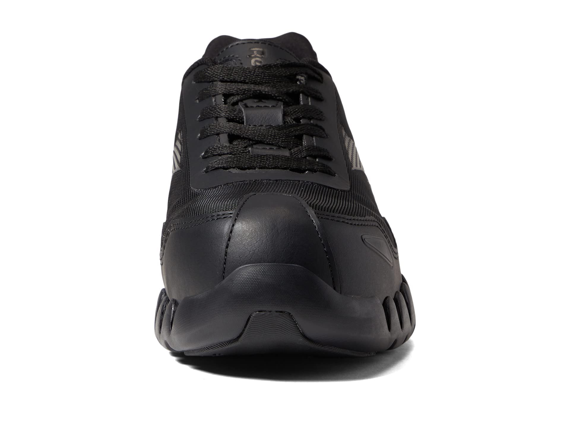 Reebok Men's RB3019 Zig Pulse Composite Toe Work Safety Shoes - Black | Slip Resistant & Comfortable for Construction, Warehouse & Industrial Work