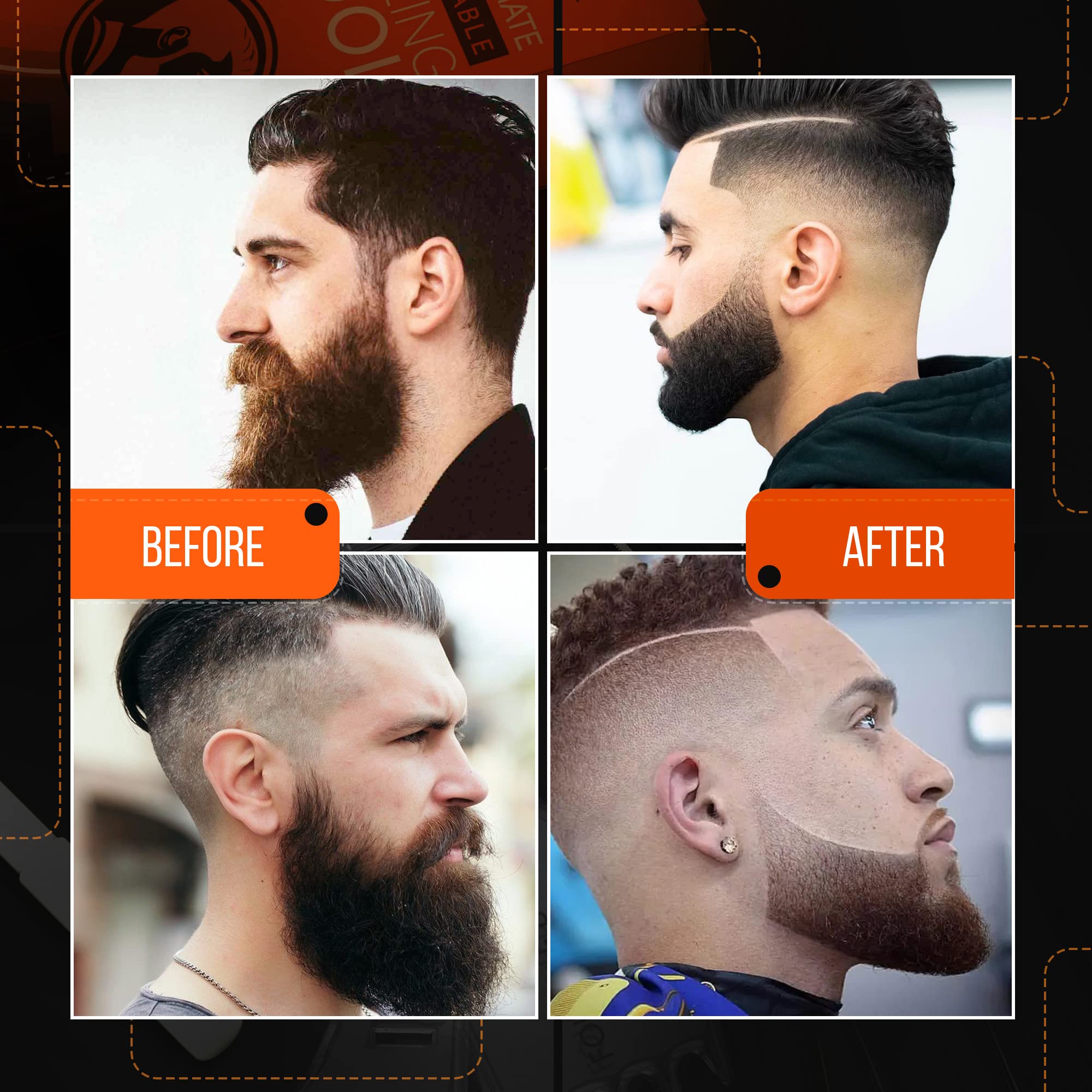 Beard Pencil & Shaper Kit - Black | Grooming & Styling