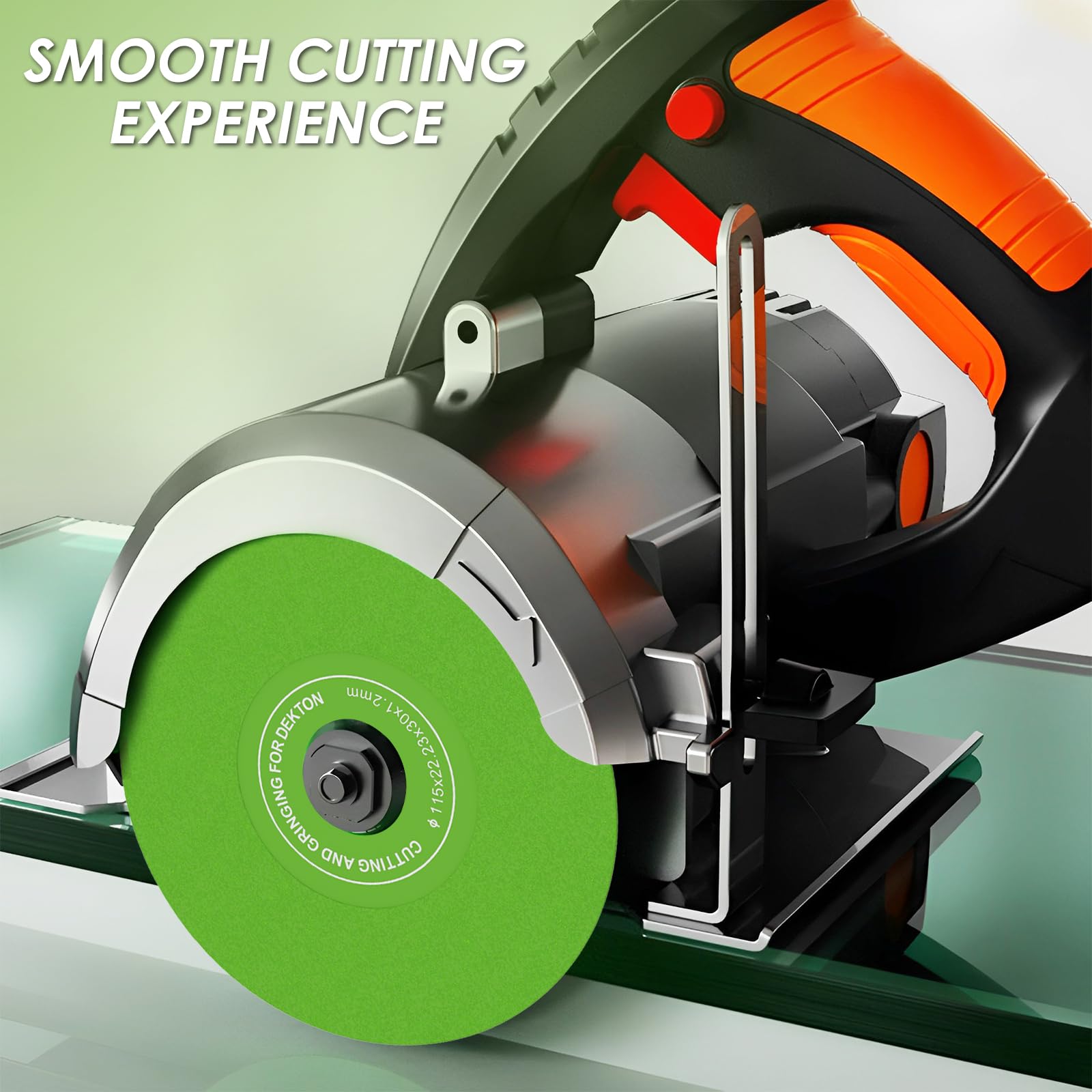 6Pcs Diamond Saw Blades for Angle Grinder - 115mm × 7/8 Inch Glass Cutting Disc, Ultra-Thin Flat Grinding Wheel for Tile, Marble, Ceramic (Holeless & Porous Options) - Perfect for DIY Home Renovation, Stone Slab Cutting & Precision Craft Projects