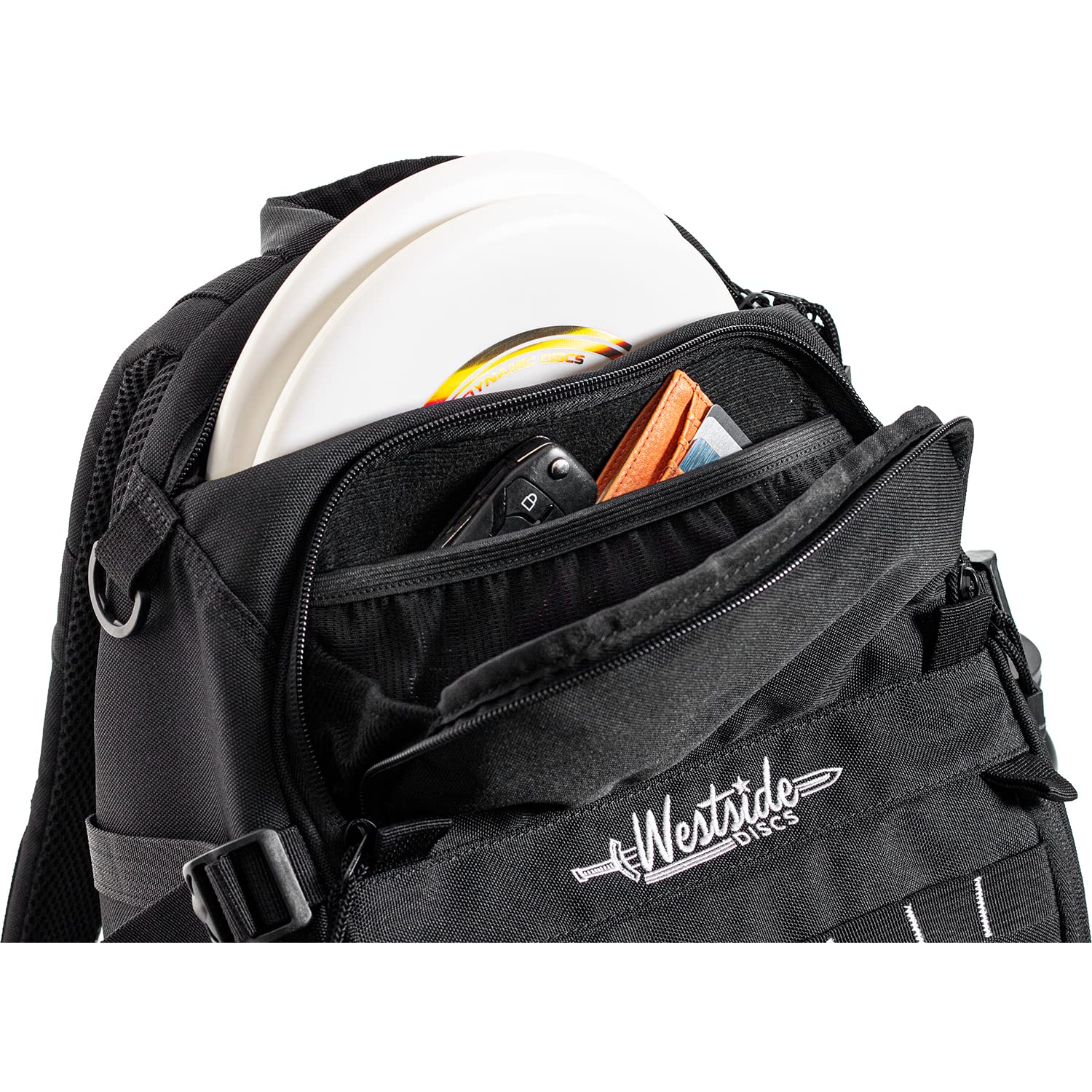 Westside Discs Refuge Disc Golf Backpack - Durable 18+ Disc Frisbee Golf Bag for All Skill Levels | Lightweight & Spacious Storage | Perfect for Tournaments, Practice & Outdoor Adventures