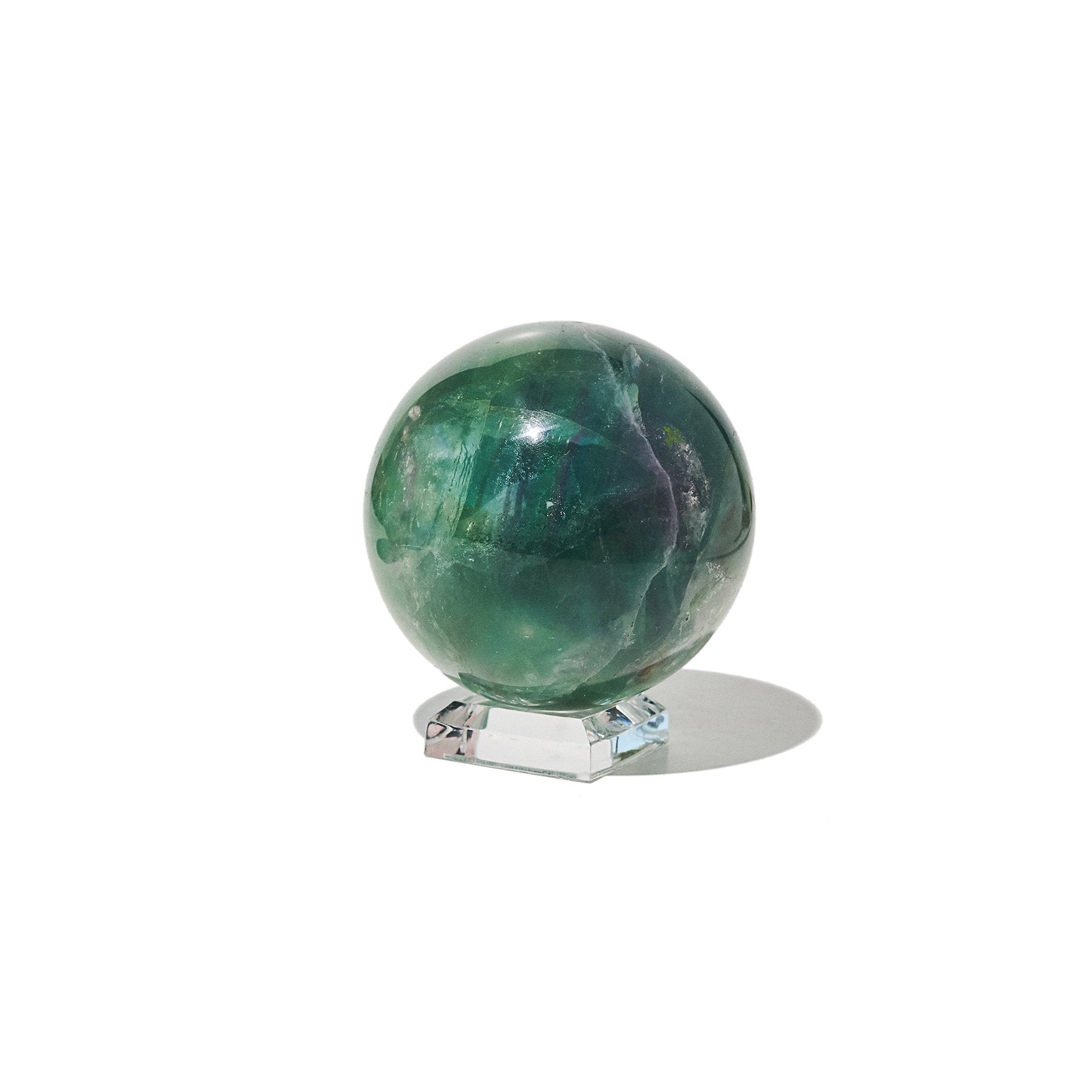 Natural Fluorite Crystal Sphere - Healing Stone for Meditation, Energy Balancing & Home Decor | Perfect for Reiki, Feng Shui & Spiritual Practices