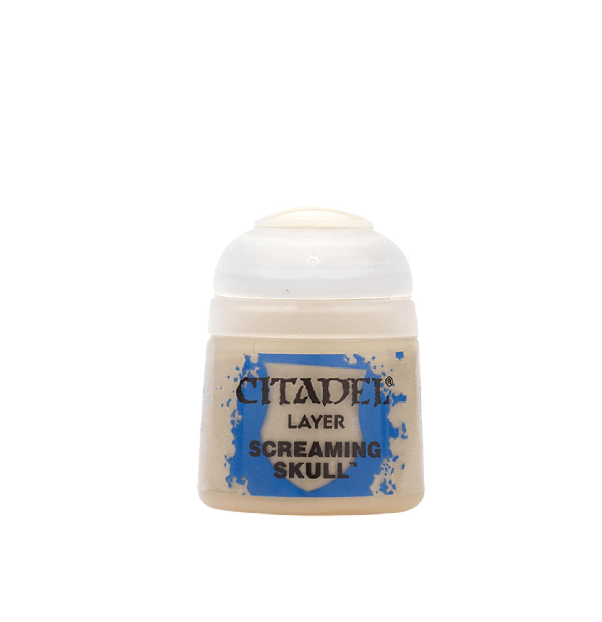 Games Workshop Citadel Layer Paint - Screaming Skull Acrylic Miniature Paint for Warhammer 40K & Tabletop Gaming - Perfect for Base Coating & Highlighting Miniatures