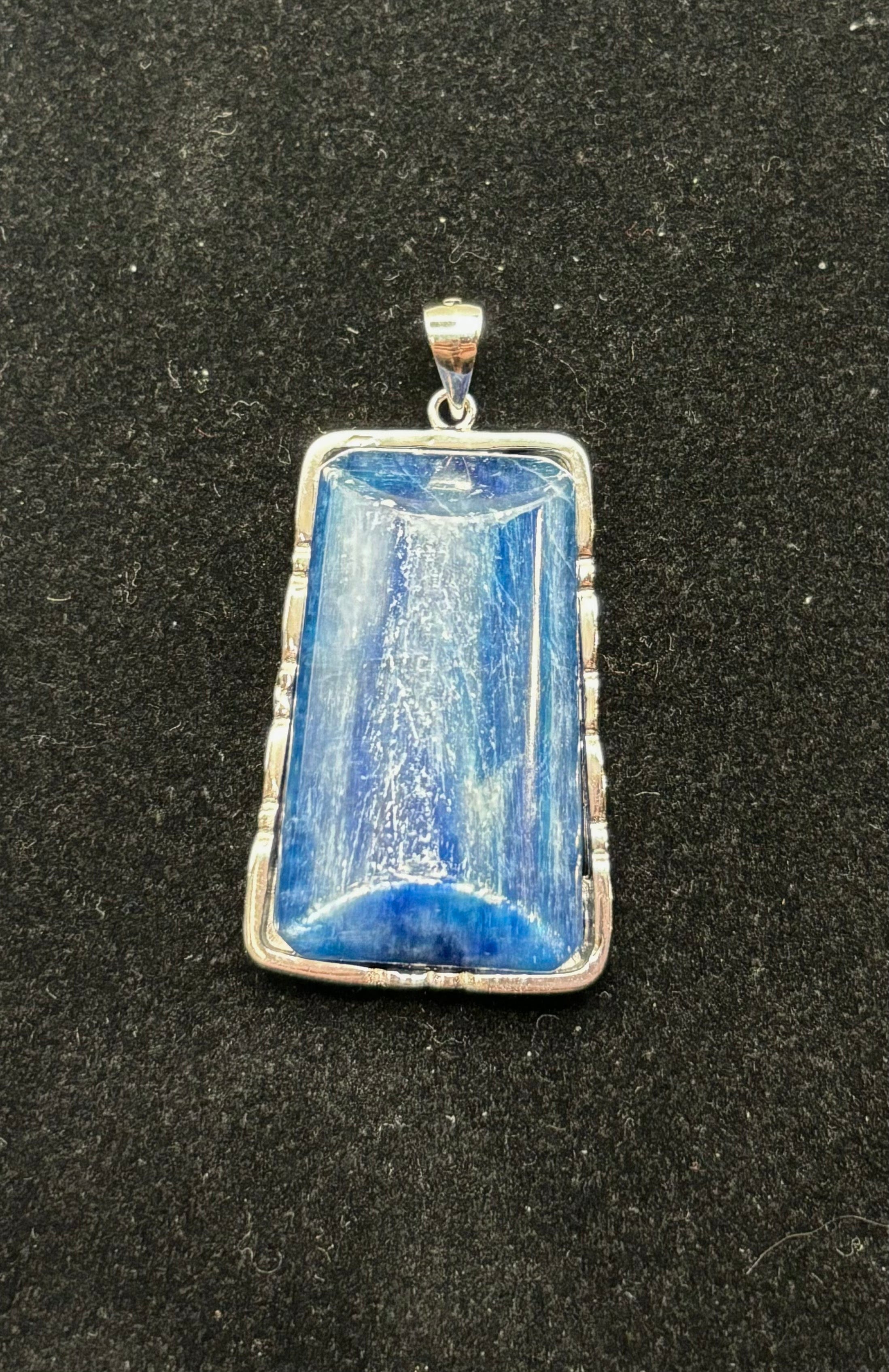 Natural Blue Kyanite Pendant Necklace - Healing Crystal Jewelry for Chakra Balancing & Spiritual Protection | Perfect for Meditation, Yoga & Energy Work