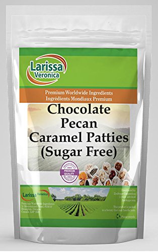 Sugar Free Chocolate Pecan Caramel Patties - Keto Friendly Low Carb Snacks (16oz, 3 Pack) - Perfect for Gifts, Parties & Healthy Dessert Cravings
