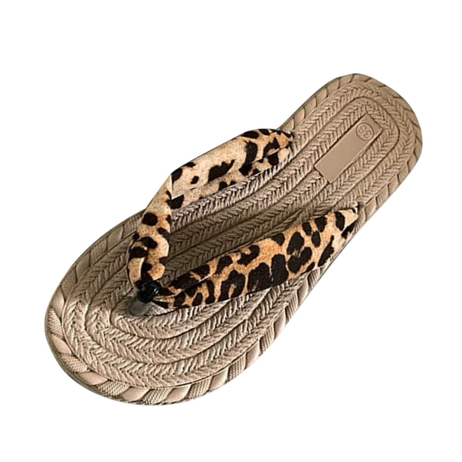 Women's Dog Print Flip Flops - Cute Summer Sandals with Flower Design for Beach, Pool & Casual Wear | Comfortable Open-Toe Flat Sandals for Women
