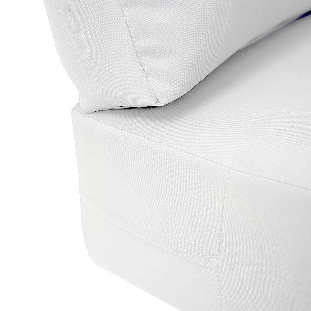 Prolinemax Knife Edge Medium 24x26x6 Deep Seat Back Cushion Slip Cover Set AD106 - Perfect for Living Room Sofas, Sectionals, and Recliners - Durable & Stylish Furniture Protection
