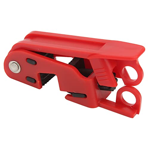 Circuit Breaker Lockout Device - Heavy Duty PA Nylon Clamp for Single & Double Toggle Breakers | Industrial Safety Equipment for Chemical Plants & Electrical Maintenance