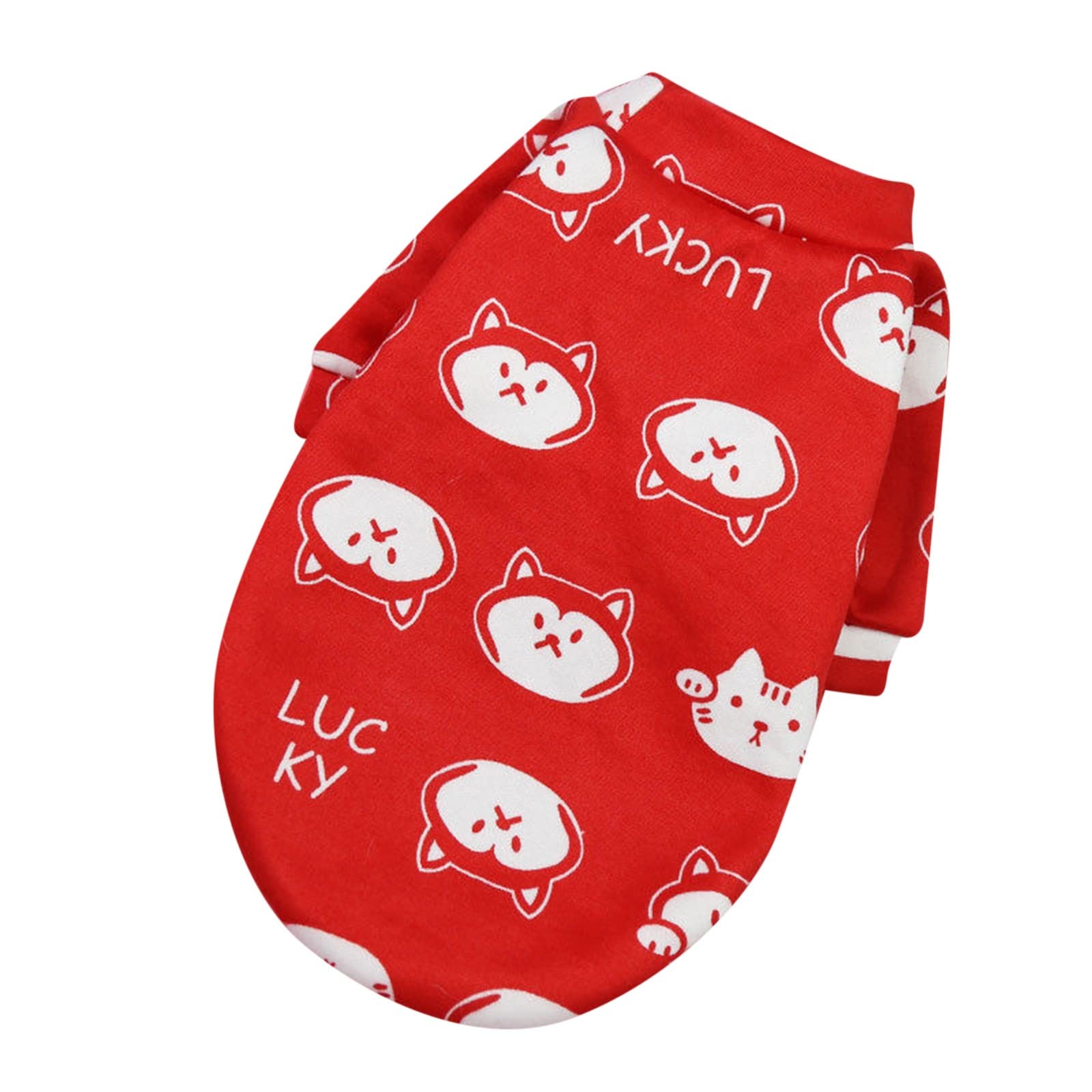 Lightweight Pet Shirt for Dogs & Cats - Summer Letter Print Apparel