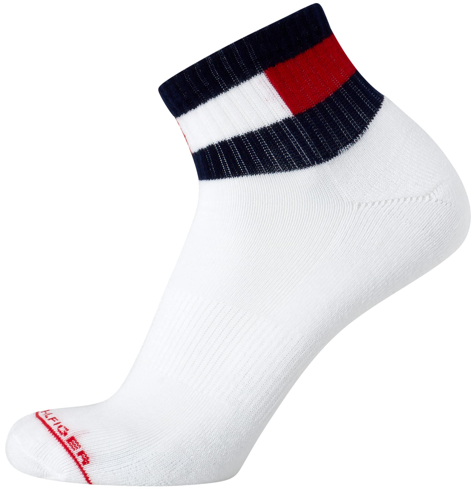 Tommy Hilfiger Men's Athletic Performance Cushion Quarter Cut Ankle Socks - 6 Pack Breathable Moisture-Wicking Workout Socks for Running, Gym & Casual Wear