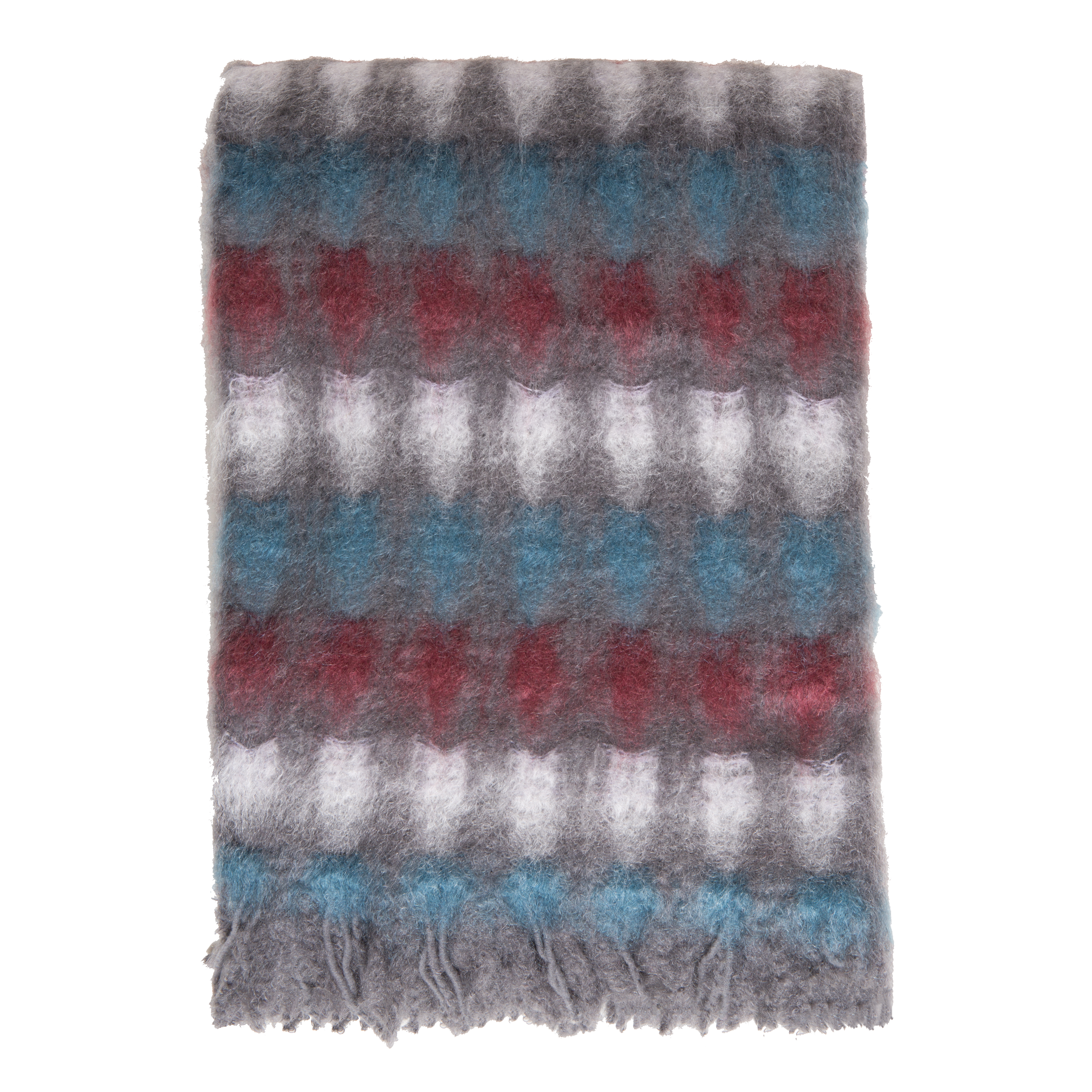 Luxury Mohair Merino Wool Throw Blanket - Soft & Warm Knit Afghan for Couch, Bed, or Sofa - Perfect for Cozy Evenings & Home Decor