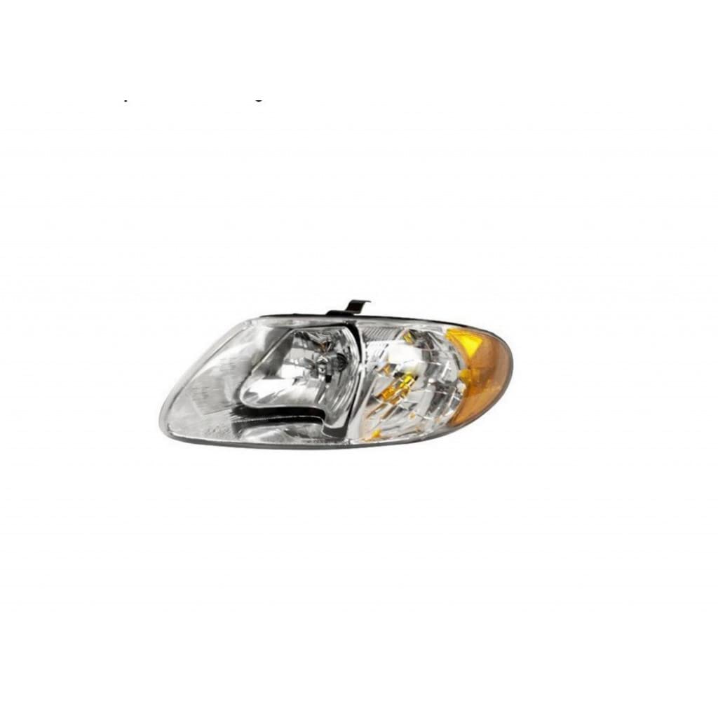 2001-2007 Dodge Caravan & Grand Caravan Headlight Assembly Pair - Driver & Passenger Side - Composite Headlights CH2502129 CH2503129 4857701AC 4857700AC - Perfect for Night Driving & Vehicle Restoration Projects