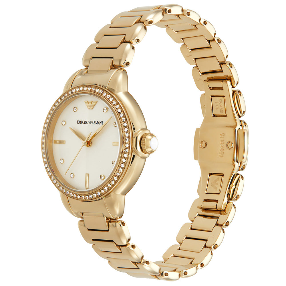 Emporio Armani AR11609 Mia Gold Watch - Luxury Women's Fashion Timepiece for Dressy & Everyday Wear | Perfect for Office, Parties & Special Occasions
