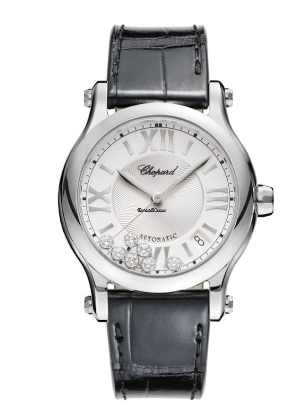 Chopard Happy Sport Ladies Watch - Stainless Steel & Diamond Accents | Elegant Timepiece for Women, Perfect for Parties, Work & Special Occasions