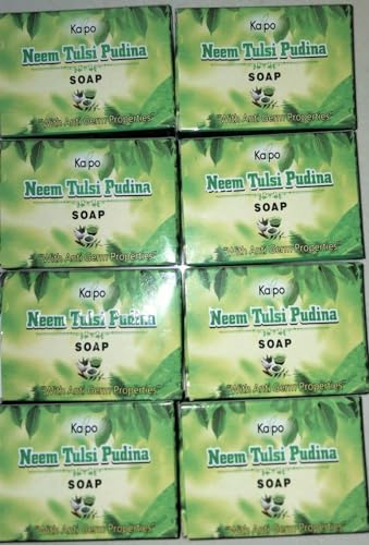 Natural Handmade Soap Bar 100g (Pack of 8) - Organic, Moisturizing & Gentle for Daily Bath, Shower & Gift Giving