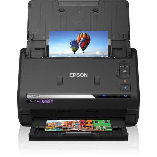Epson FastFoto FF-680W High-Speed Wireless Photo & Document Scanner - Perfect for Home, Office & Archiving Old Photos