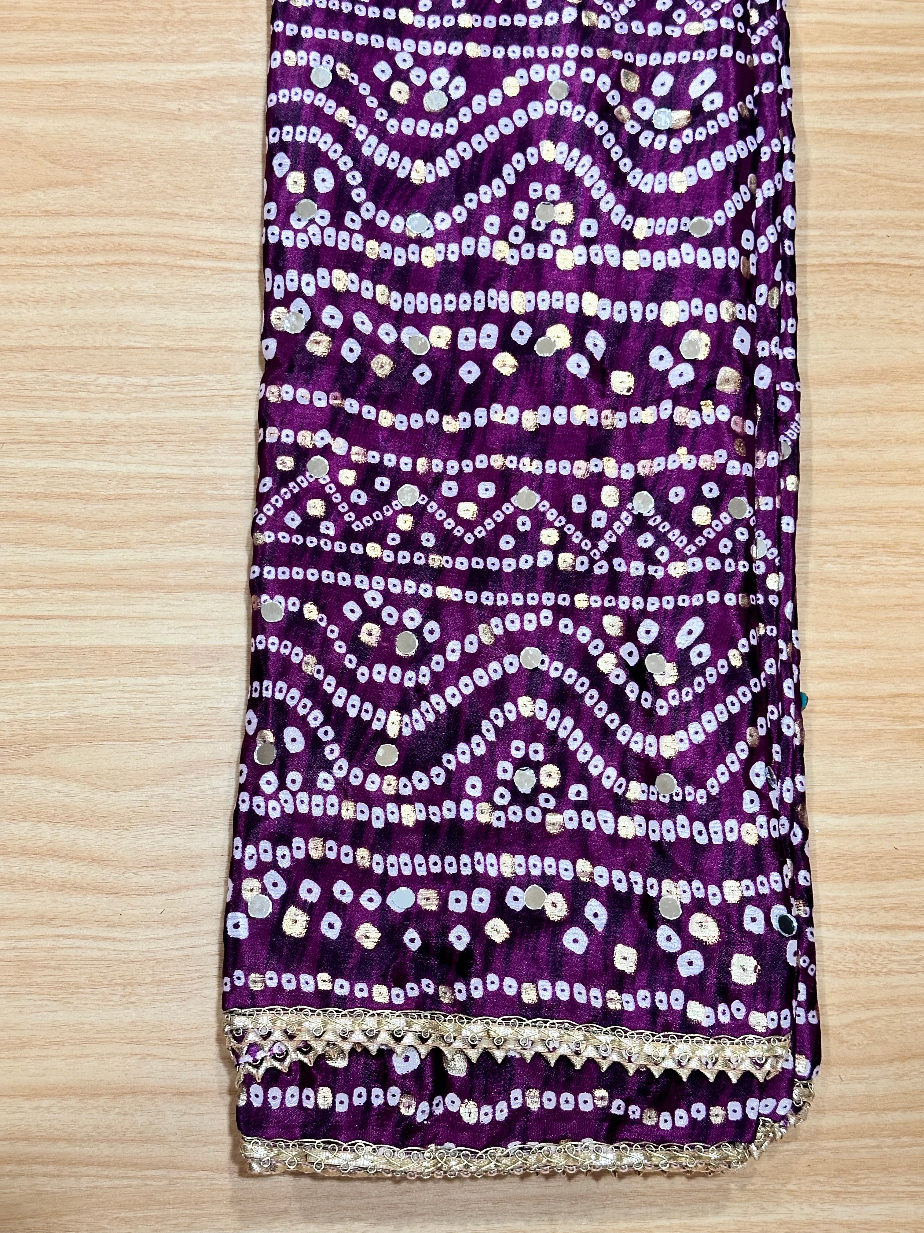 Bandhini Dupattas - Handmade Indian Scarves for Women, Stylish & Lightweight - Perfect for Weddings, Parties & Festive Occasions
