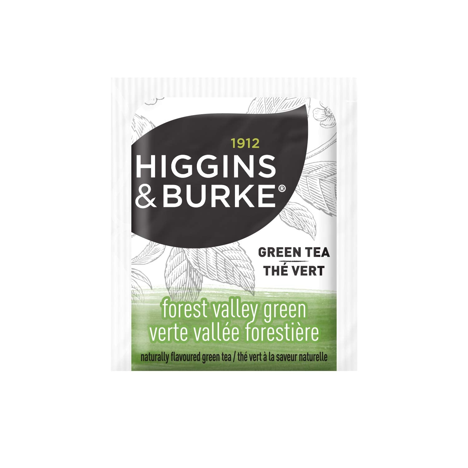 Higgins & Burke Forest Valley Green Tea Bags - 20 Count | Organic, Antioxidant-Rich Green Tea for Relaxation & Energy Boost | Perfect for Morning Brews, Office Breaks & Afternoon Refreshment