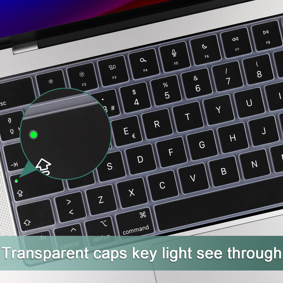 Soft Silicone Keyboard Cover for MacBook Air 13.6