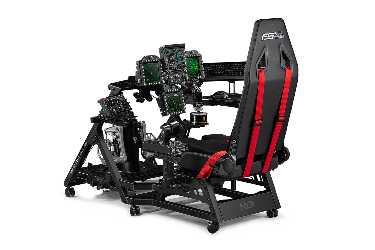 Next Level Racing Flight Seat Pro - Premium Flight Simulator Cockpit for Realistic Gaming Experience | Perfect for Flight Simulation Enthusiasts & Professional Gamers | Home Cockpit Setup for PC & Console Gaming
