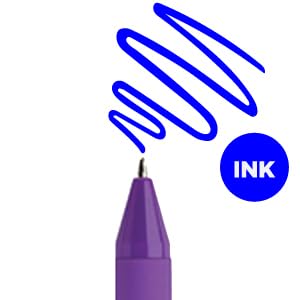 Purple Cap - Blue Ink
