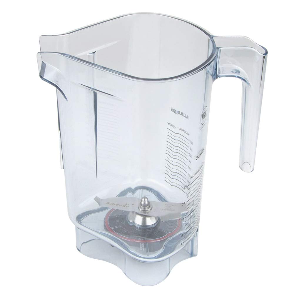 Vitamix 32 Oz Clear Food Blender with Removable Lid - High-Speed Blender for Smoothies, Soups & Nut Butters - Perfect for Kitchen, Restaurant & Healthy Lifestyle