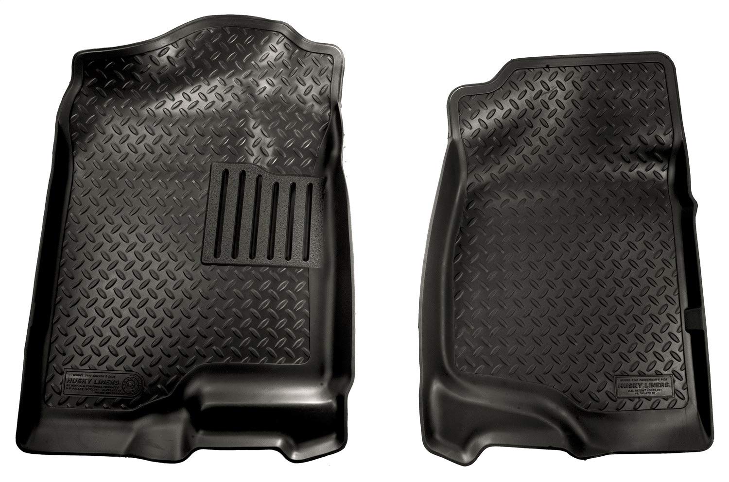 Husky Liners Front Floor Liners for 2007-2013 Chevy Silverado & GMC Sierra 1500 Crew/Extended Cab - Heavy Duty All Weather Protection - Perfect for Off-Roading, Work Trucks & Daily Driving