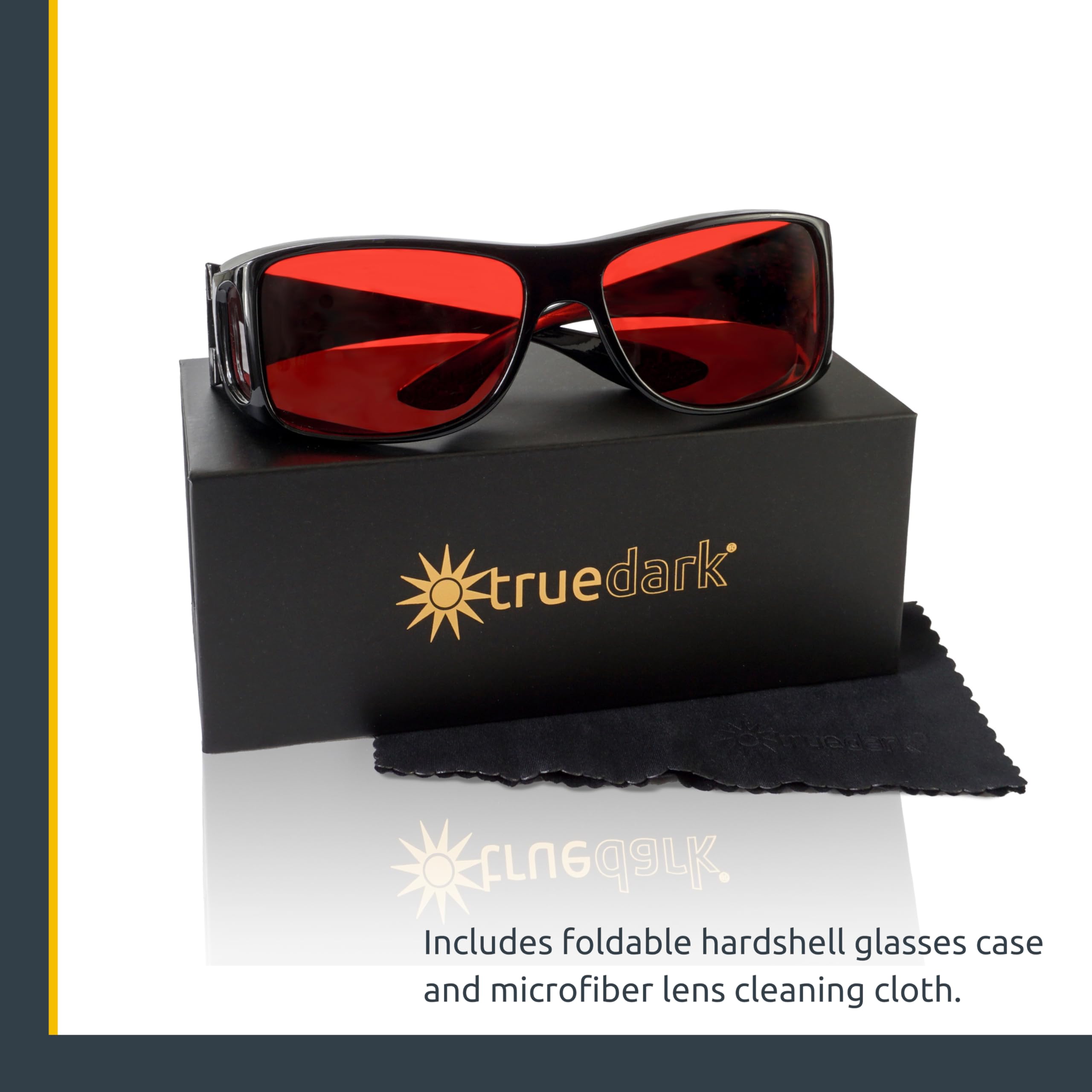TrueDark Twilights Blue Light Blocking Glasses for Men & Women – Reduce Eye Strain, Block UV Glare & Improve Sleep – Perfect for Computer, Gaming, TV & Phone Use – Anti-Fatigue Eyewear for Digital Screen Protection
