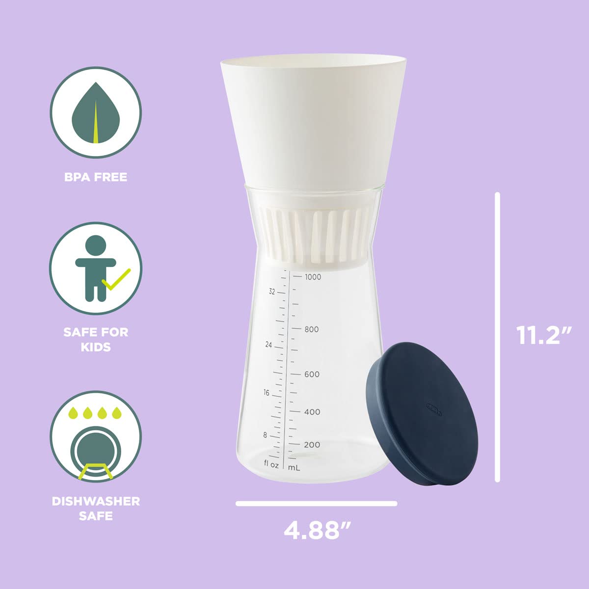 Best Nut Milk Maker Machine - Almond, Cashew, Soy Milk Maker for Home Use - Easy to Use & Clean, Dairy-Free, Vegan Milk Maker for Smoothies, Coffee, Cereal & Healthy Drinks