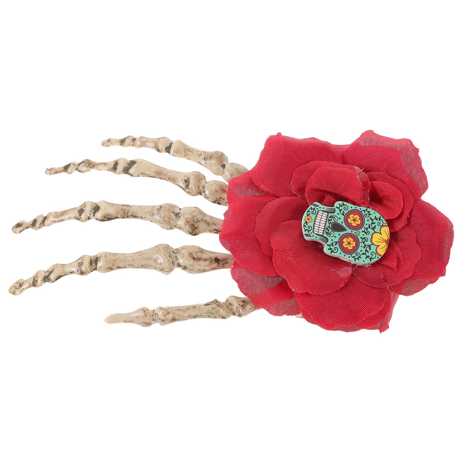 iFundom Gothic Hair Clips for Women & Girls - Elegant Bone Fabric Hair Jewelry & Hair Accessories for Thin Hair - Perfect for Prom, Parties, Weddings & Daily Wear