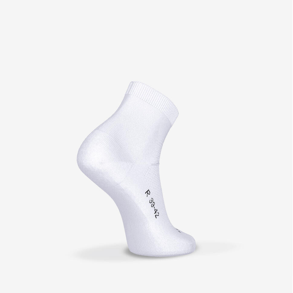 Kiprun Run 500 Thin Breathable Running Socks 2-Pack - Lightweight Performance Socks for Marathon, Jogging & Gym Workouts
