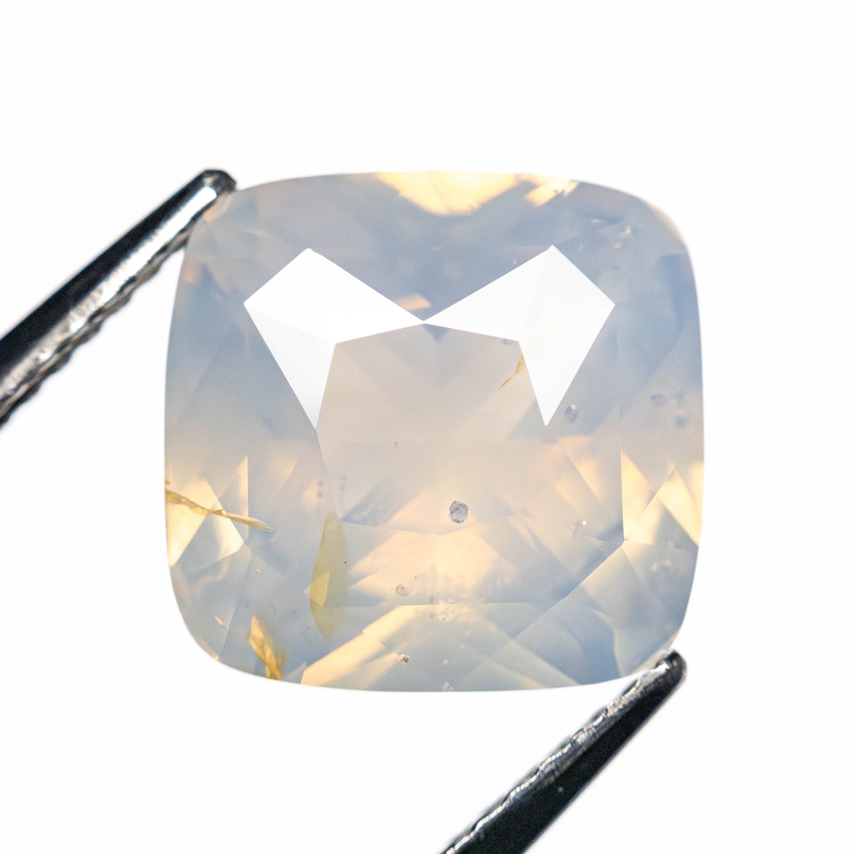 6.51ct Natural Cushion Cut Blue Sapphire Gemstone - 10.59x10.25x6.38mm for Engagement Rings & Fine Jewelry