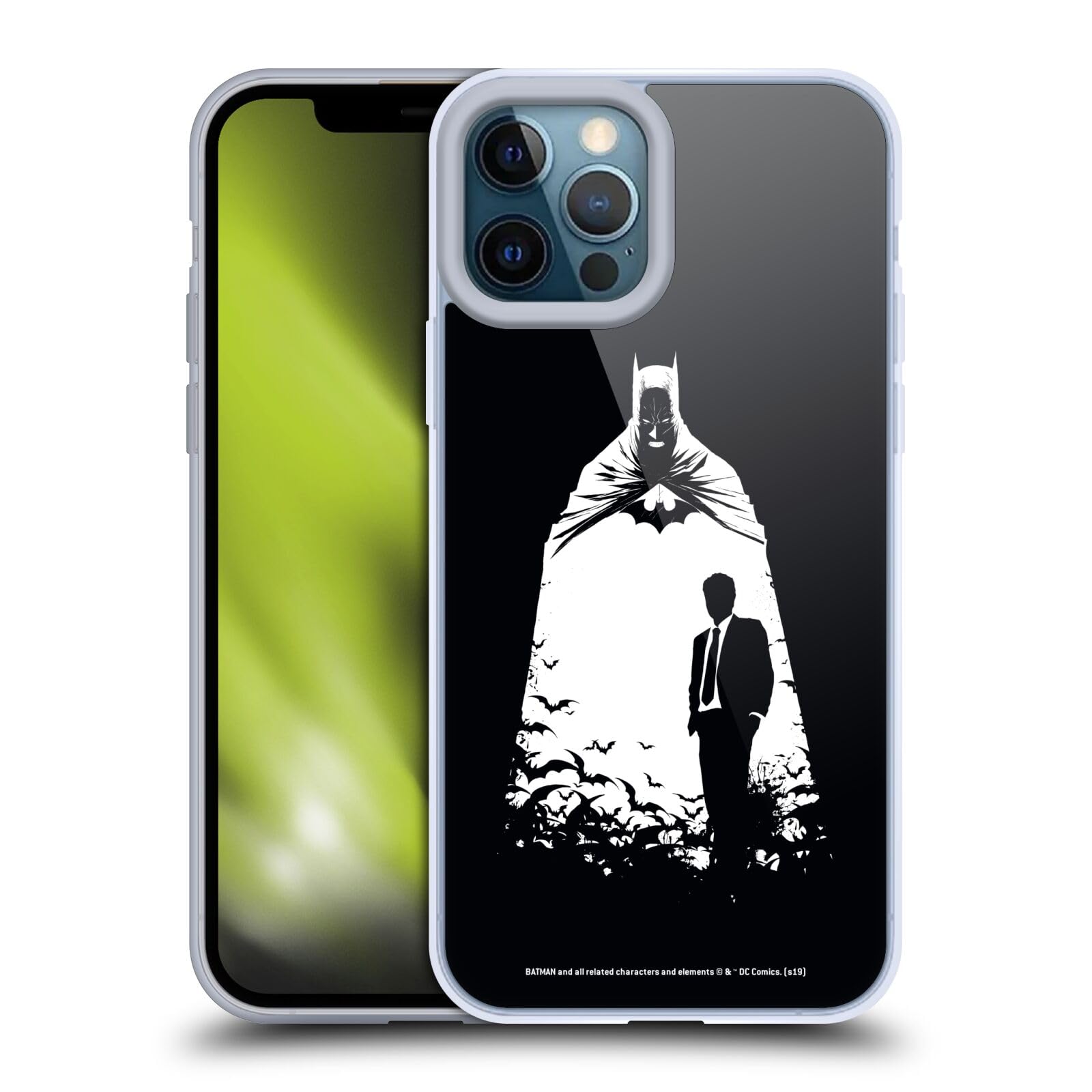 Head Case Designs Batman DC Comics Alter Ego Bats Duality Soft Gel Case for iPhone 12 Pro Max - Protective & Stylish Phone Cover for Superhero Fans