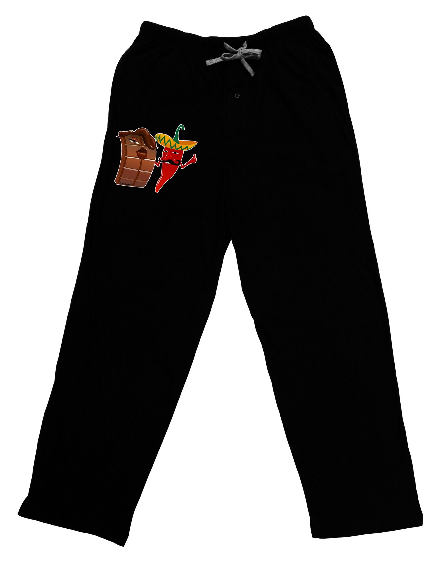 TooLoud Chocolate and Chili Print Lounge Pants for Adults - Soft Comfortable Sleepwear & Loungewear - Perfect for Relaxing at Home, Yoga, and Casual Wear