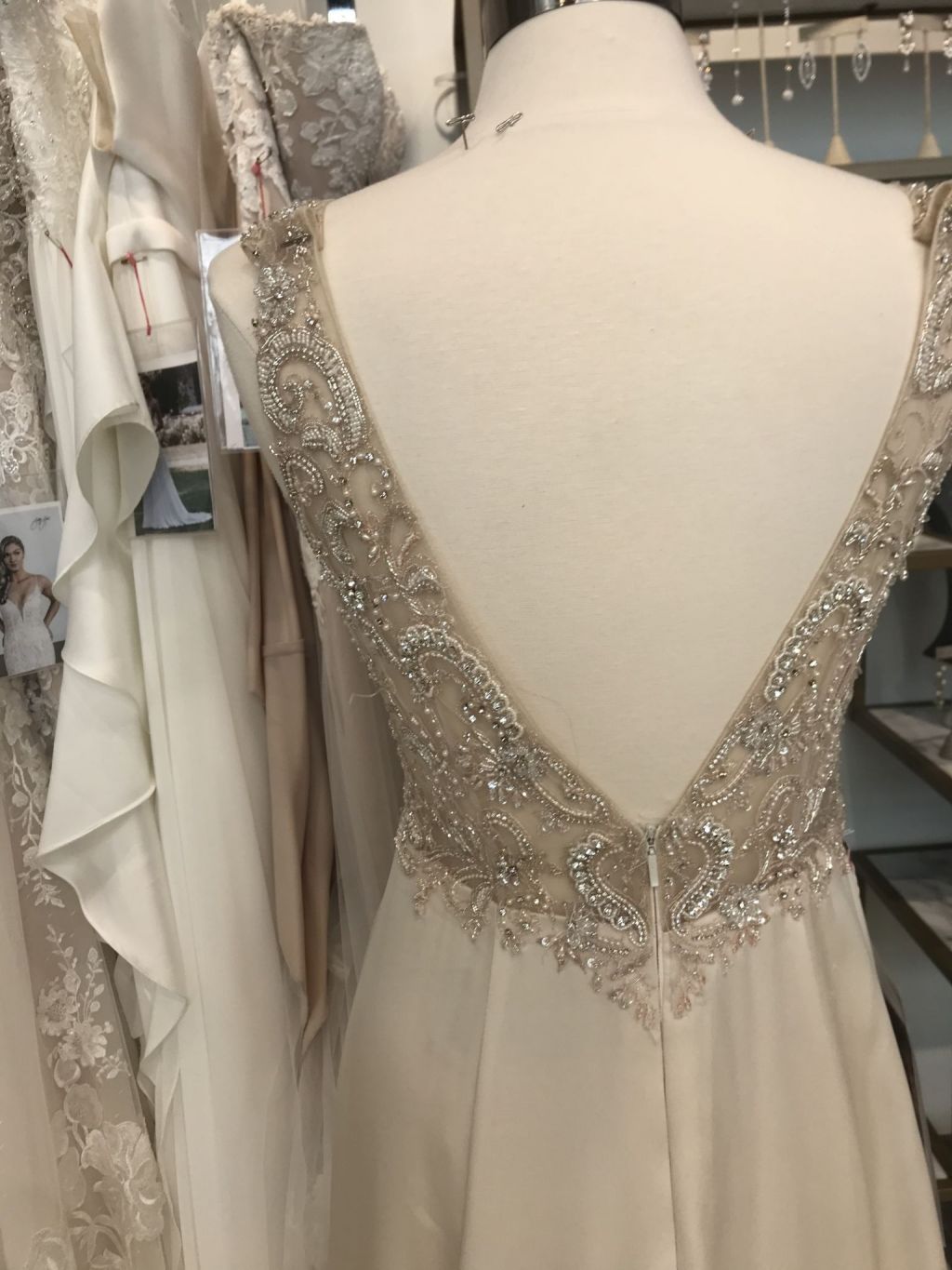 Casablanca 2344 Rosa Sample Gown - Elegant Wedding Dress for Brides, Perfect for Church Ceremonies & Formal Receptions
